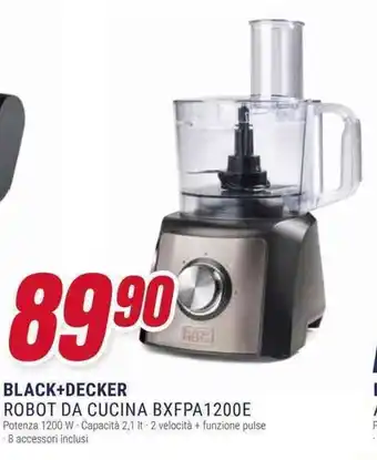 Trony BLACK+DECKER ROBOT DA CUCINA BXFPA1200E offerta