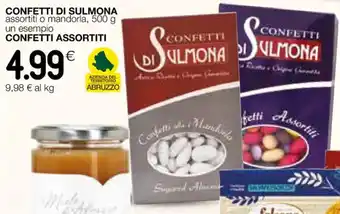 Coop CONFETTI DI SULMONA assortiti o mandorla, 500 g offerta