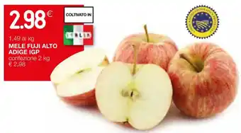 Coop MELE FUJI ALTO ADIGE IGP confezione 2 kg offerta