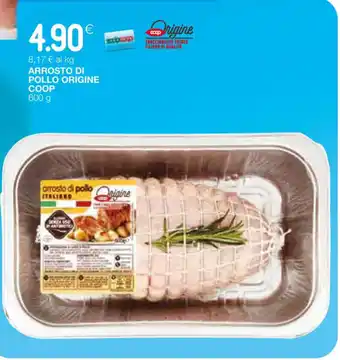 Coop ARROSTO DI POLLO ORIGINE COOP 600 g offerta