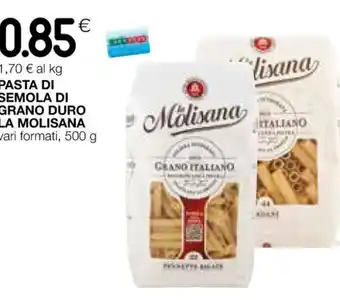 Coop PASTA DI SEMOLA DI GRANO DURO LA MOLISANA vari formati, 500 g offerta