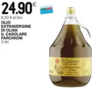 Coop OLIO EXTRAVERGINE DI OLIVA IL CASOLARE FARCHIONI 3 litri offerta