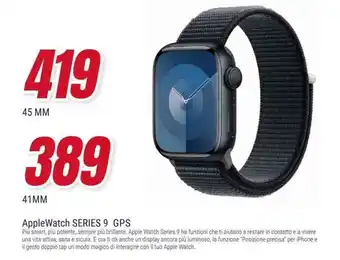 Trony Apple Watch SERIES 9 GPS 45 MM offerta