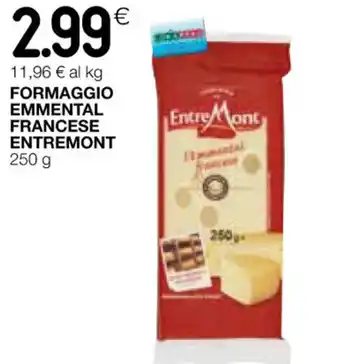 Coop FORMAGGIO EMMENTAL FRANCESE ENTREMONT 250 g offerta
