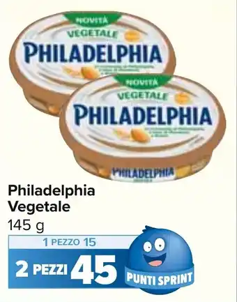 Carrefour Market Philadelphia Vegetale 145 g offerta