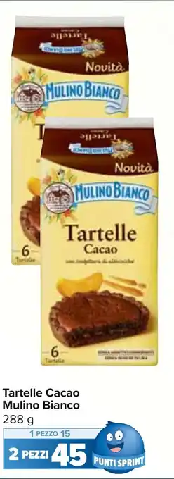 Carrefour Market Tartelle Cacao Mulino Bianco 288 g offerta