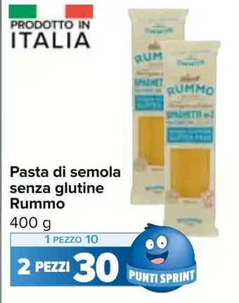 Carrefour Market Pasta di semola senza glutine Rummo 400 g offerta