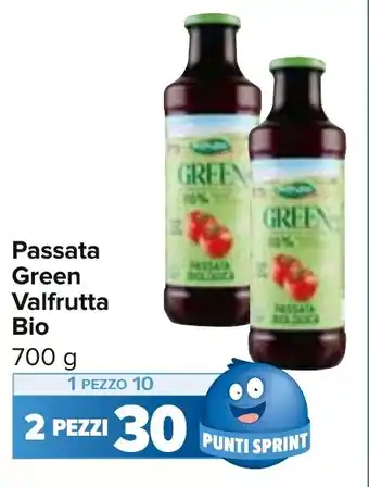 Carrefour Market Passata Green Valfrutta Bio 700 g offerta