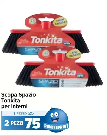 Carrefour Market Scopa Spazio Tonkita per interni offerta