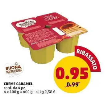 PENNY CREME CARAMEL conf. da 4 pz 4 x 100 g offerta