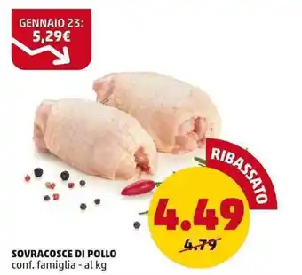 PENNY SOVRACOSCE DI POLLO offerta