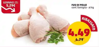 PENNY FUSI DI POLLO offerta