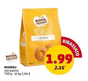 BUONA Pasticceria RISVEGLI con panna 700 g