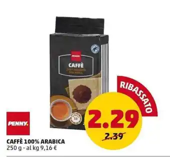 PENNY PENNY CAFFÈ 100% ARABICA 250 g offerta