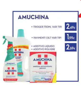 Proshop AMUCHINA TRIGGER 750ML VARI TIPI offerta