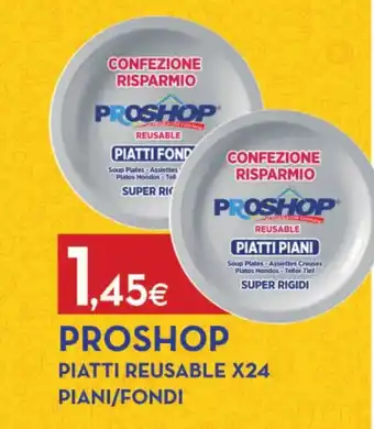 Proshop PROSHOP PIATTI REUSABLE X24 PIANI/FONDI offerta