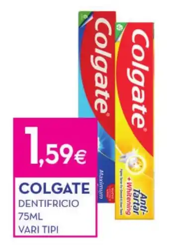 Proshop COLGATE DENTIFRICIO 75ML VARI TIPI offerta