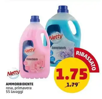 PENNY Netty AMMORBIDENTE rosa, primavera 55 lavaggi offerta