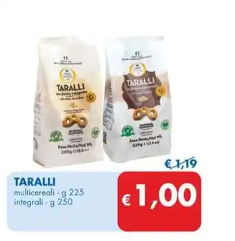 MD Discount TARALLI multicereali - g 225 integrali - g 250 offerta