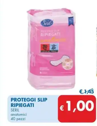 MD Discount PROTEGGI SLIP RIPIEGATI SERIL anatomici 40 pezzi offerta
