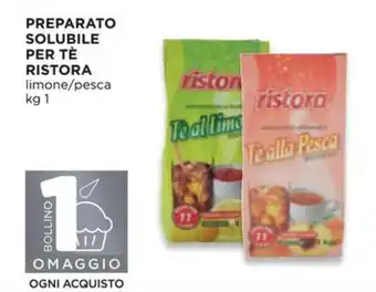 Alì Supermercati PREPARATO SOLUBILE PER TE RISTORA limone/pesc kg 1 offerta