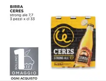 Alì Supermercati BIRRA CERES strong ale 7,7 3 pezzi x cl 33 offerta