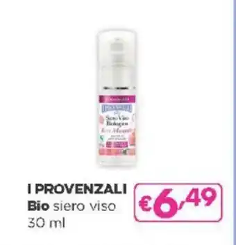 Acqua & Sapone I PROVENZALI Bio siero viso 30 ml offerta