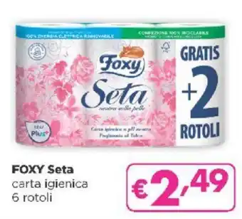 Acqua & Sapone FOXY Seta carta igienica 6 rotoli offerta