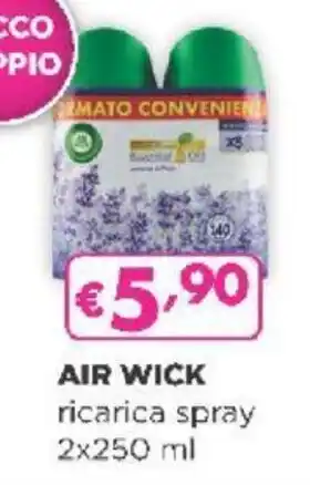 Acqua & Sapone AIR WICK ricarica spray 2x250 ml offerta