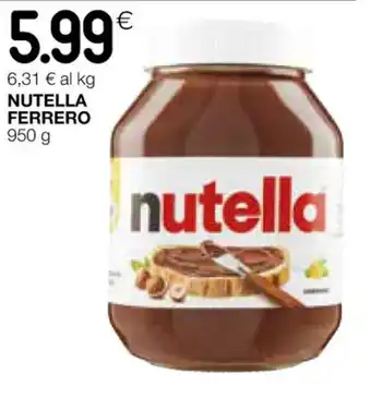 Coop NUTELLA FERRERO 950 g offerta