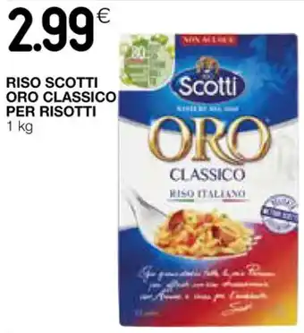 Coop RISO SCOTTI ORO CLASSICO PER RISOTTI 1 kg offerta