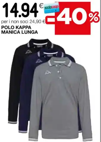 Coop POLO KAPPA MANICA LUNGA offerta