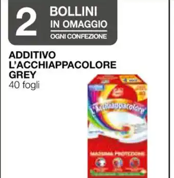 Coop ADDITIVO L'ACCHIAPPACOLORE GREY 40 fogli offerta
