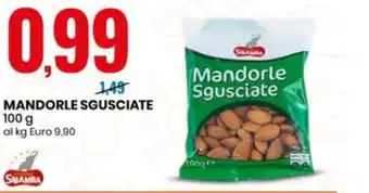 Eurospin MANDORLE SGUSCIATE 100 g offerta