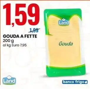 Eurospin GOUDA A FETTE 200 g offerta