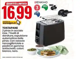 Eurospin TOSTAPANE ENKHO offerta