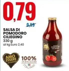 Eurospin SALSA DI POMODORO CILIEGINO offerta
