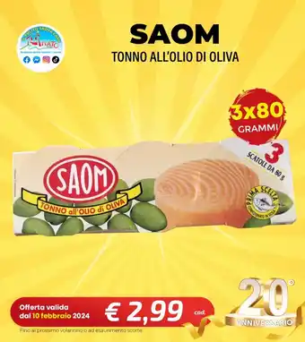 Amato Point SAOM TONNO ALL'OLIO DI OLIVA offerta