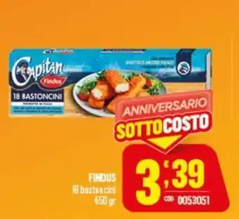 FINDUS 18 bastoncini
