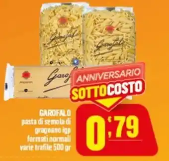 Gruppo di Palo GAROFALO pasta di semola di gragnano igp formati normali varie trafile 500 gr offerta