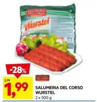 DPiù SALUMERIA DEL CORSO WURSTEL offerta