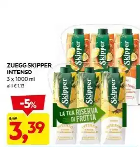 DPiù ZUEGG SKIPPER INTENSO offerta