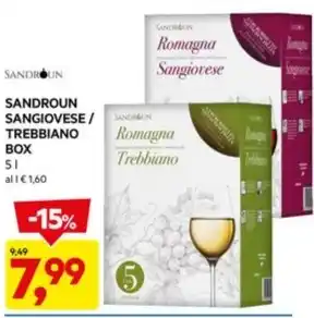 SANDROUN SANGIOVESE/ TREBBIANO BOX