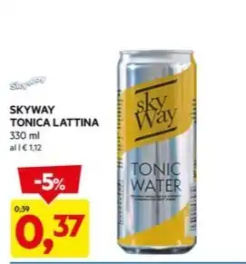 DPiù SKYWAY TONICA LATTINA 330 ml offerta