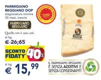 Esselunga PARMIGIANO REGGIANO DOP offerta