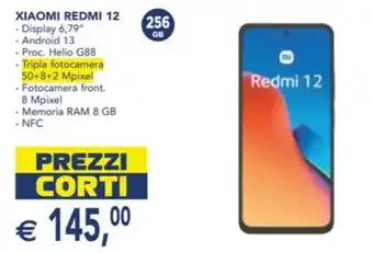 Esselunga XIAOMI REDMI 12 offerta