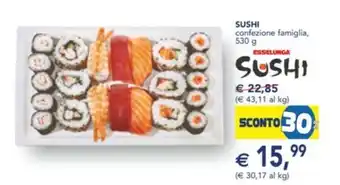 Esselunga SUSHI confezione famiglia,530 g offerta