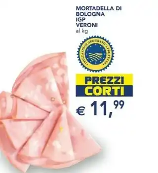 Esselunga MORTADELLA DI BOLOGNA IGP VERONI offerta