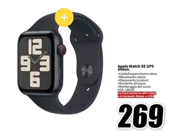 MediaWorld Apple Watch SE GPS 44mm offerta