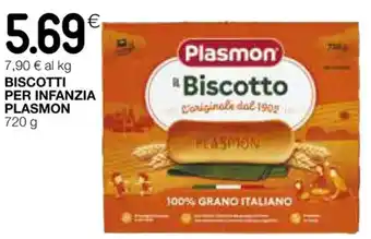 Coop BISCOTTI PER INFANZIA PLASMON 720 g offerta
